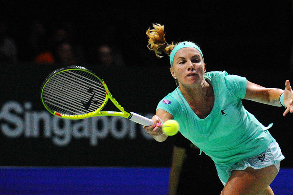Siegte mit "neuem" Haarschnitt bei der Tennis-WM: Swetlana Kusnezowa.