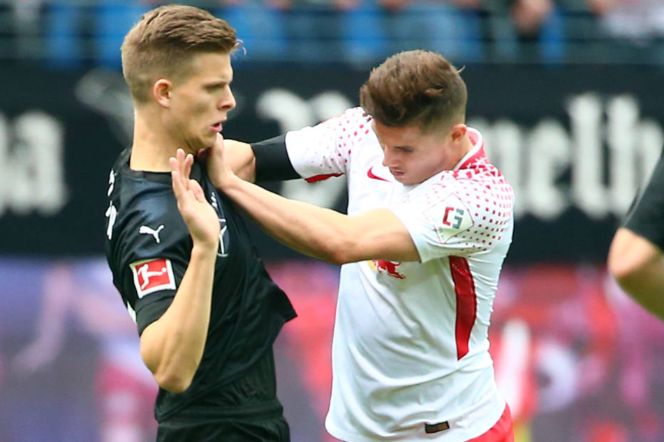 Es war das erwartet dreckige Spiel. Marcel Sabitzer (re.) hält sich hier Dzenis Burnic vom Leib.