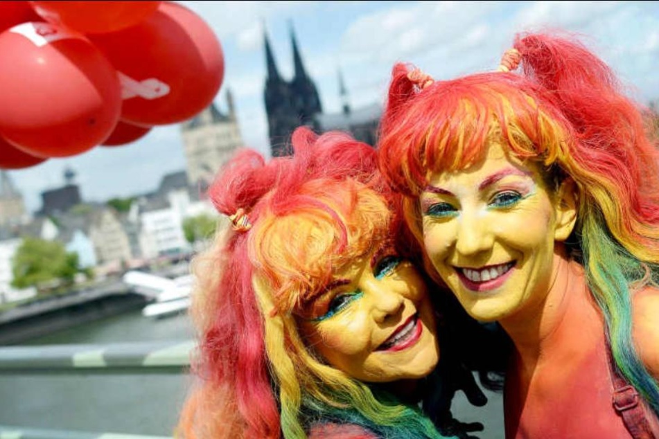 Zwei Teilnehmerinnen des CSD 2018 (Archivbild).