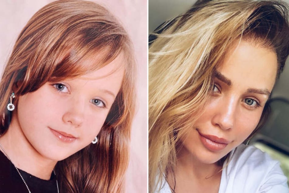 Auf Instagram zeigt sich Kim Gloss (26) als Schulkind.