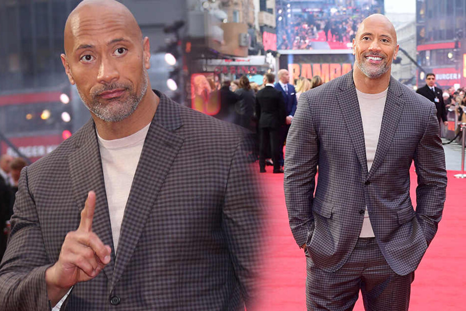 Dwayne "The Rock" Johnson bei der Europapremiere von "Rampage - Big Meets Bigger" am 11. April 2018 in London.