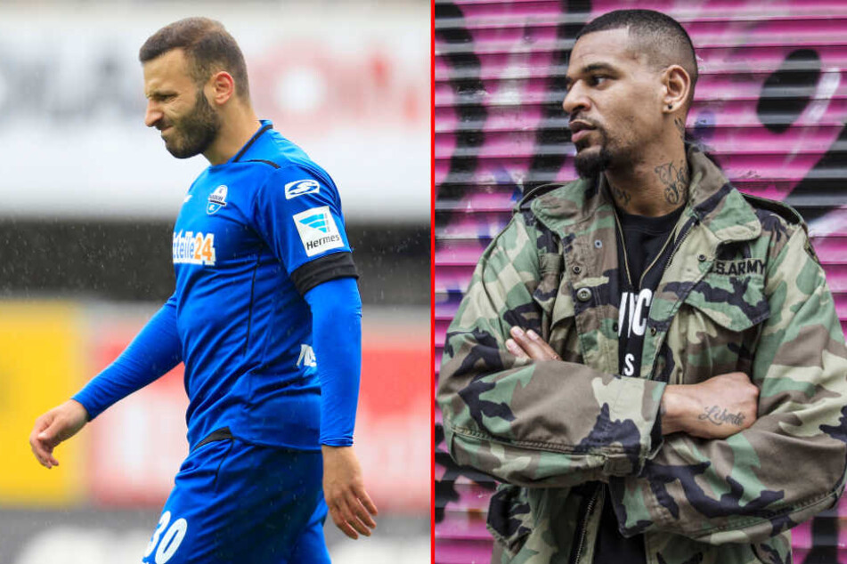 Ähnliche Vergangenheit: Ex-SCP-Kicker Süleyman Koc (li.) und Daniel Keite-Ruel (re.).