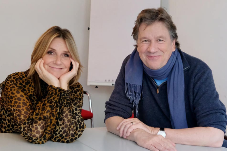 Kim Fisher und Jörg Kachelmann gewähren einen Blick hinter die Kulissen von Riverboat.