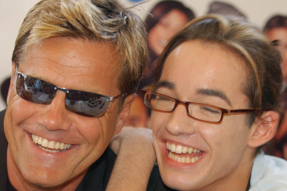 Ein Bild aus glücklichen DSDS-Tagen: Dieter Bohlen und Daniel Küblböck (Archivbild).