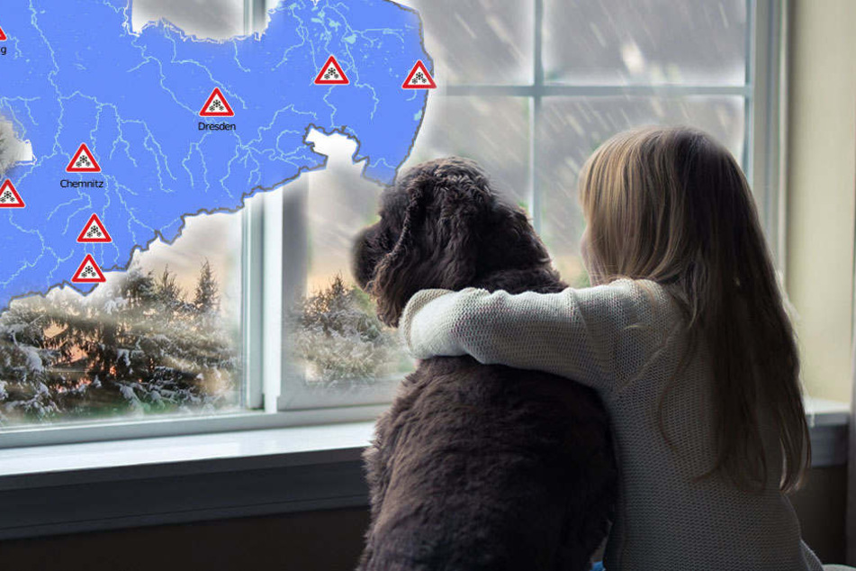 Am Wochenende wird es glatt und stellenweise sogar in Tieflagen weiß!