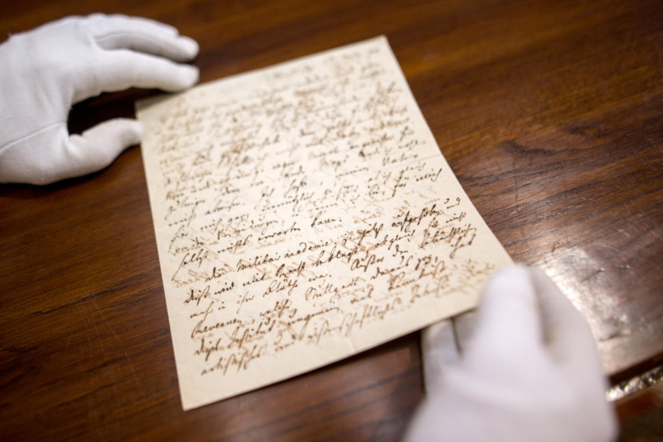 Dieser Brief von Dichter Friedrich Schiller kommt auch unter den Hammer.