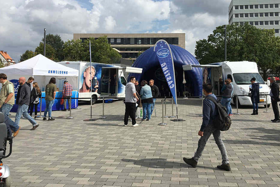 Der große Ansturm blieb am Donnerstagnachmittag erst mal aus.