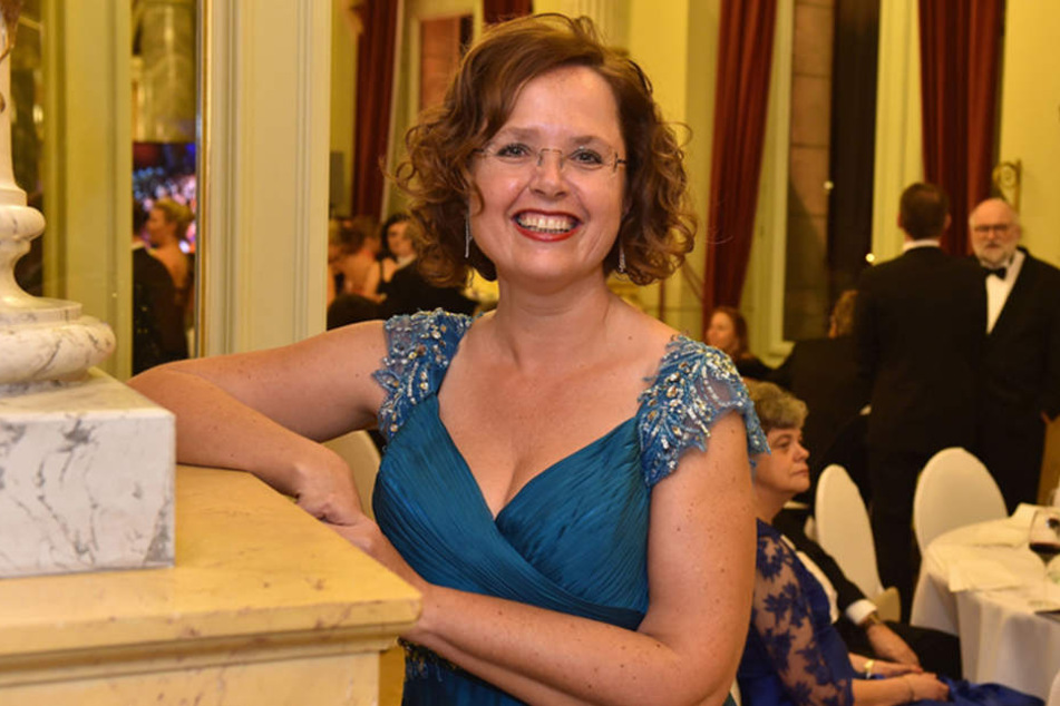 Die DMG-Chefin beim SemperOpernball.