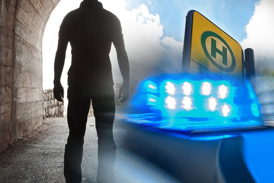 An der Haltestelle Klosterteichplatz entblößte sich ein Mann. (Bildmontage)
