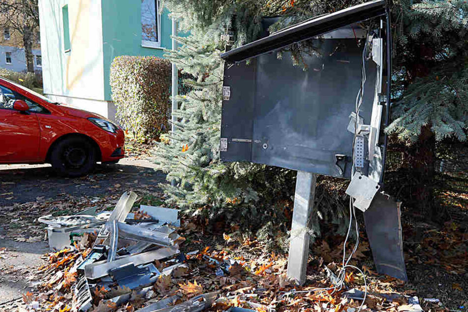 Der Automat wurde bei der Sprengung vollständig zerstört. (Archivbild)