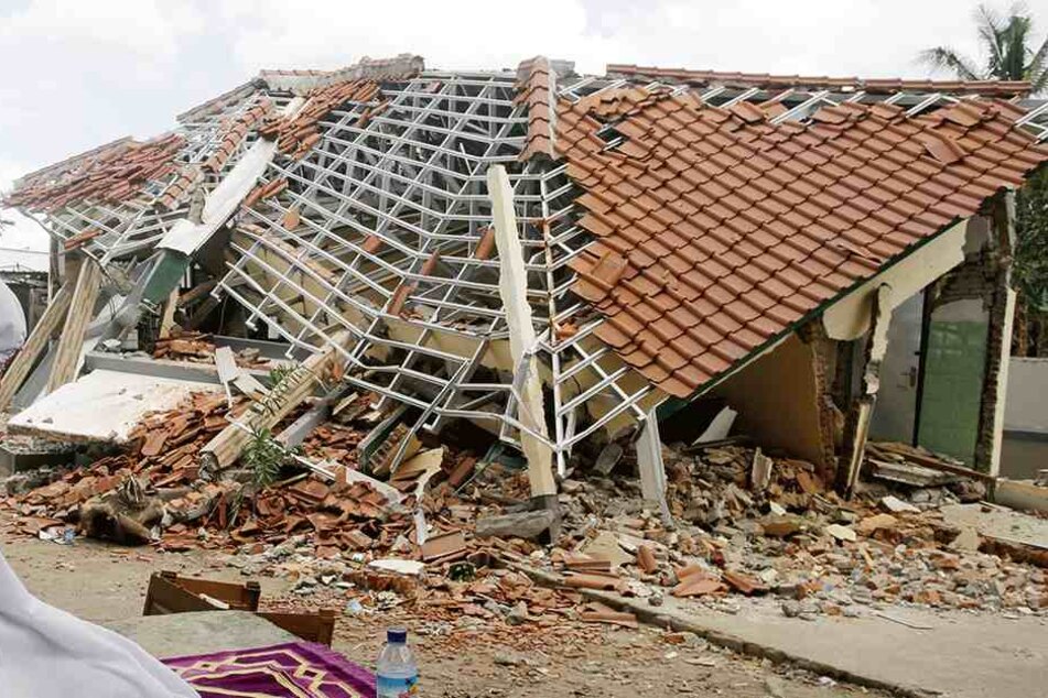Bereits am 5.8. wurde Lombok von einem Erdbeben erschüttert.