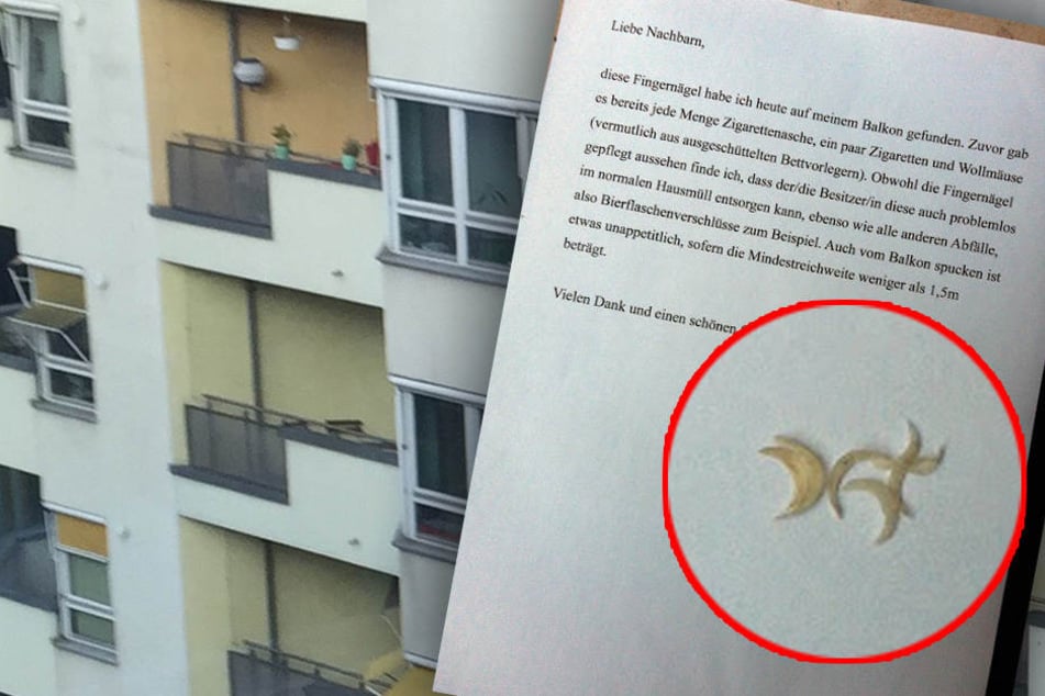 Diese kleinen Fundstücke fand ein Mieter auf seinen Balkon.