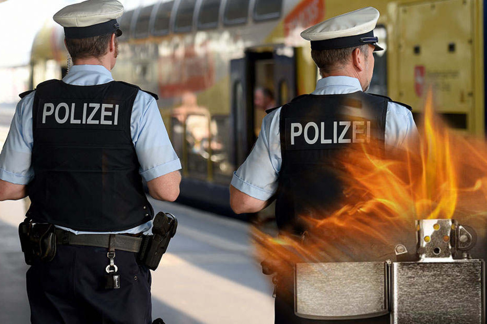 Erst beschimpfte der 21-Jährige die Polizisten, dann bewarf er sie mit seinem Handy und einem Feuerzeug, das explodierte. (Symbolbild)