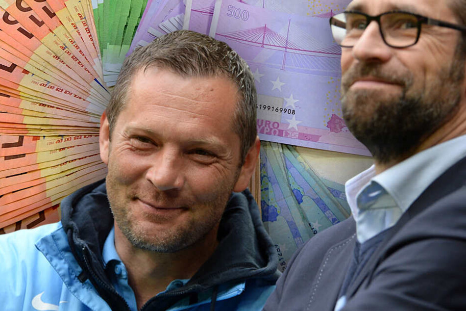 Spielen bald Messi, Ronaldo oder Müller für die Berliner? Bei so vielen Euroscheinen gar nicht so abwegig.