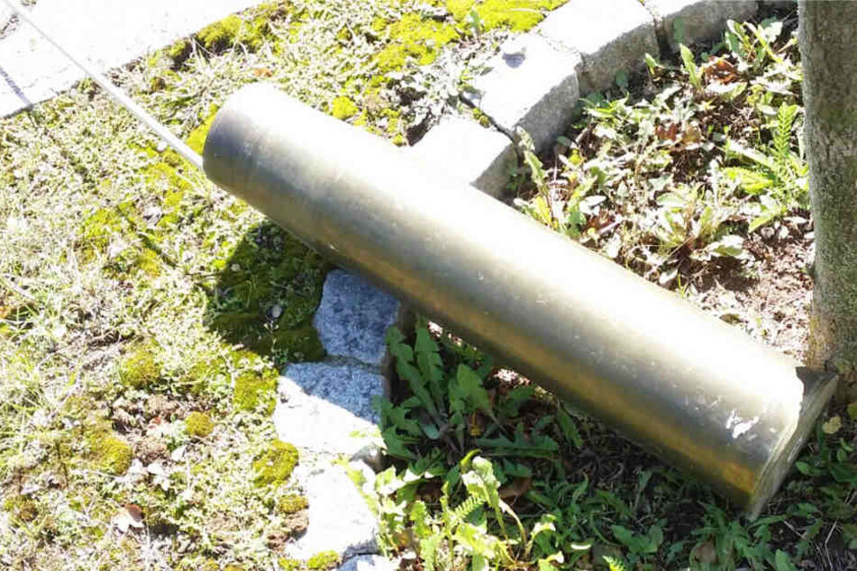 Es handelte sich um eine Hülse für den Leopard-Panzer.