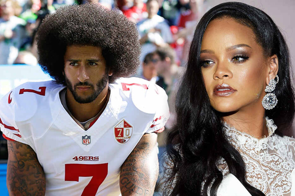 Aus Solidarität mit Colin Kaepernick sagt Rihanna "nein" zur Halbzeitshow beim Super Bowl im Februar 2019.