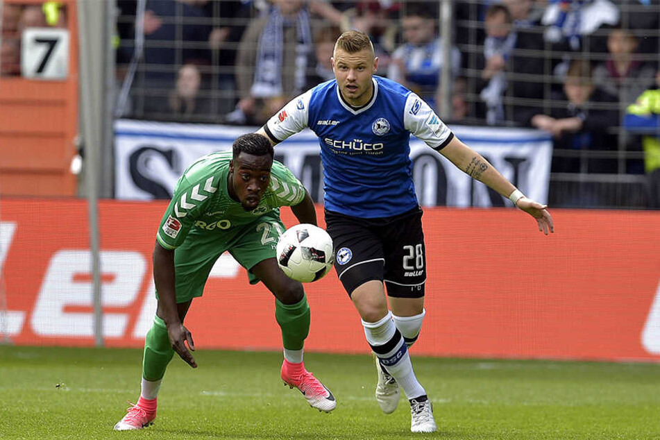 Der 23-Jährige kam zur Saison 2016/17 von Paderborn nach Bielefeld.