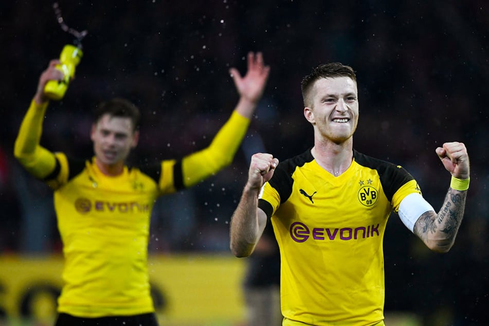 Führte den BVB mit einer weiteren überragenden Leistung zum Sieg: Dortmund Kapitän Marco Reus (r.). Im Hintergrund Teamkollege Lukasz Piczszek.