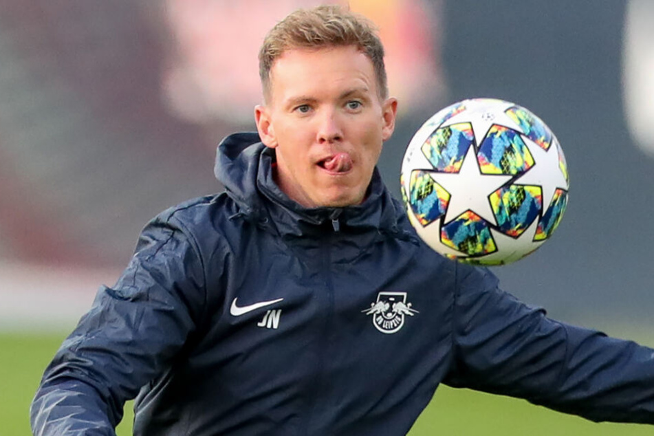 RB-Coach Julian Nagelsmann (32) setzt auf taktische Lösungen, um den Gegner Zenit St. Petersburg zu schlagen.
