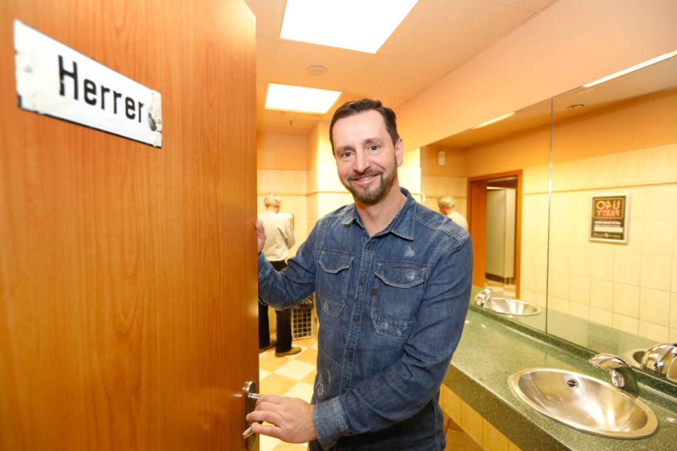 André Donath (52) hätte kein Problem, die Turmbrauhaus-Toiletten für
Passanten zu öffnen.