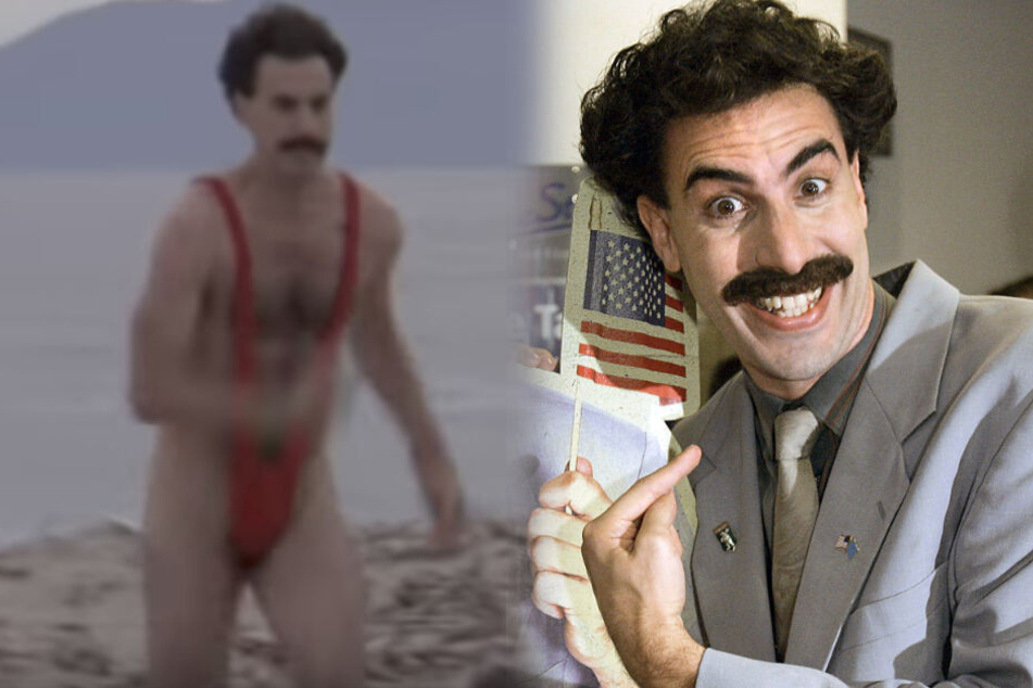 Sacha Baron Cohen als Borat. Fragwürdiger "Mankini" inklusive...