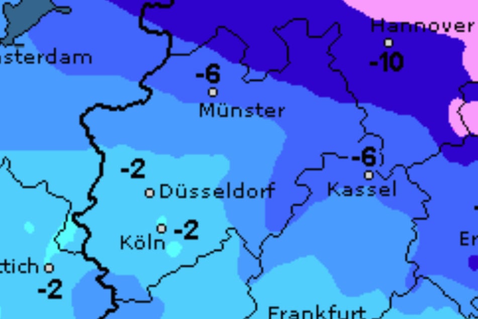 Die Temperaturen steigen wieder an.
