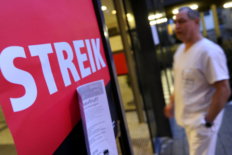 In Frankfurt Höchst und in Gießen streiken mehrere hundert Mitarbeiter.