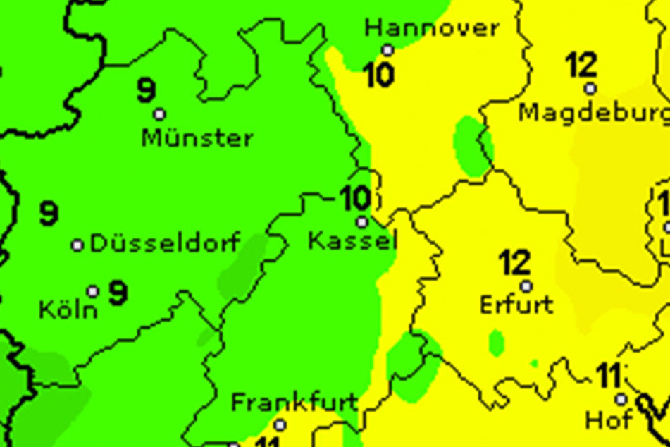 In der Nacht zu Sonntag wird ziemlich kalt: Das Thermometer sinkt unter zehn Grad.