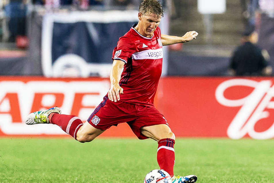Bekommt in den USA viel Geld: Bastian Schweinsteiger, der bei Chicago Fire unter Vertrag steht.