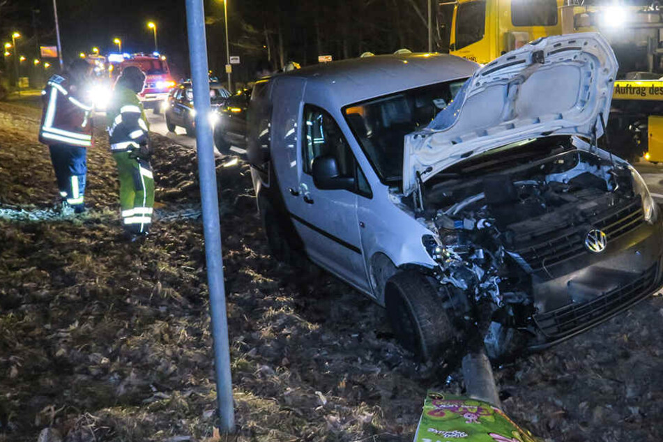Der Unfall passierte in der Auer Straße in Bad Schlema.