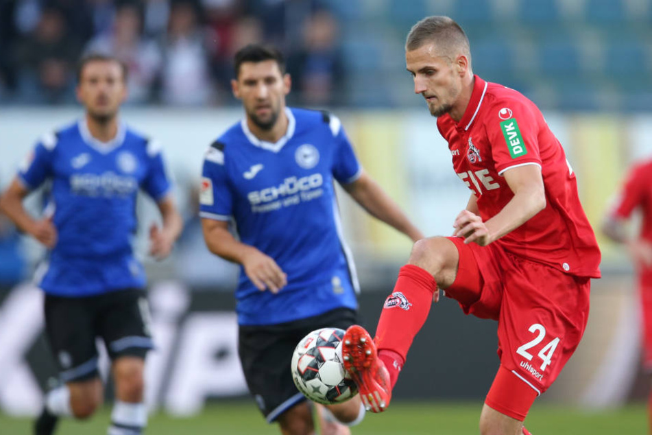 Dominik Drexler und seine Kollegen treffen am Donnerstag (11.10) auf Waasland-Beveren (Archivbild).