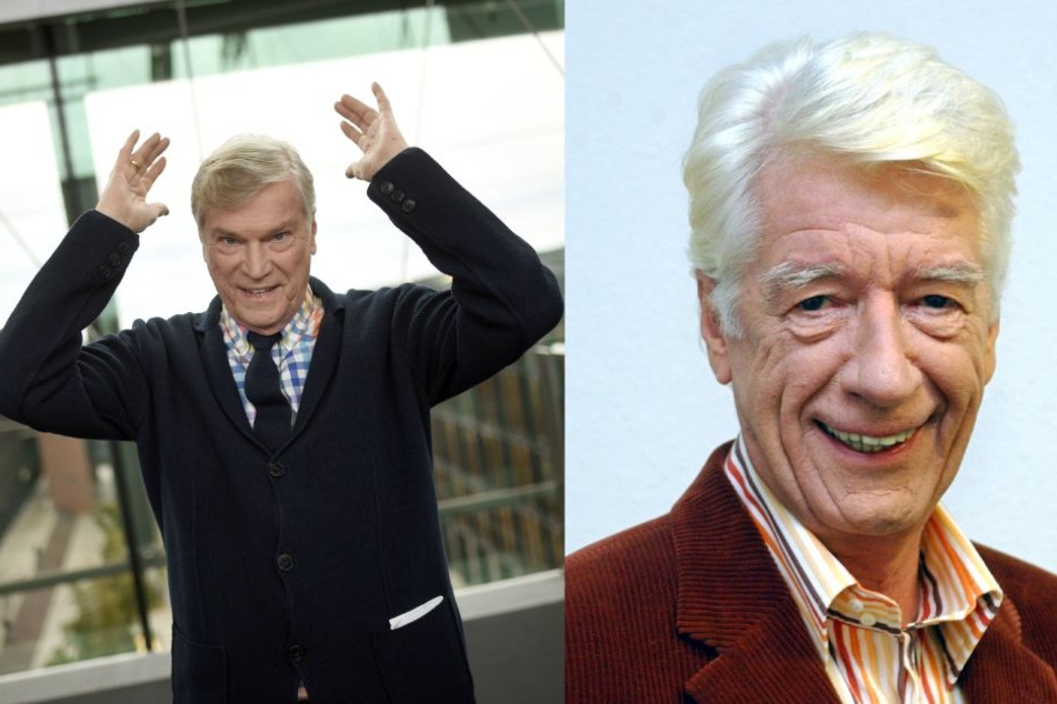 Jochen Busse (77, l.) und Rudi Carell (†71) waren von 1996 bis 2005 zwei der Gesichter bei "7 Tage, 7 Köpfe" (Archivbilder).