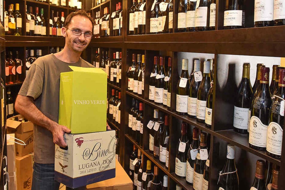 WeinKulturBar-Chef Silvio Nitzsche (44) freut sich über die süffige Auszeichnung.