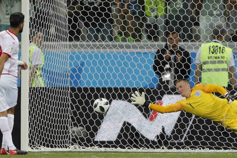 Jordan Pickford trickste schon erfolgreich während der Weltmeisterschaft.