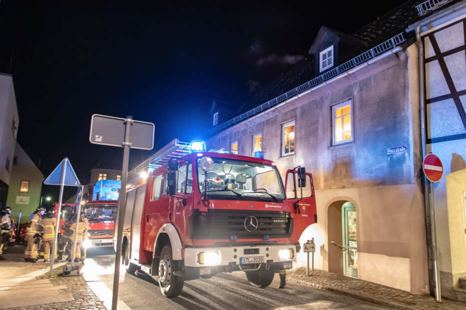 Mehrere Einsatzkräfte der Feuerwehr waren vor Ort.