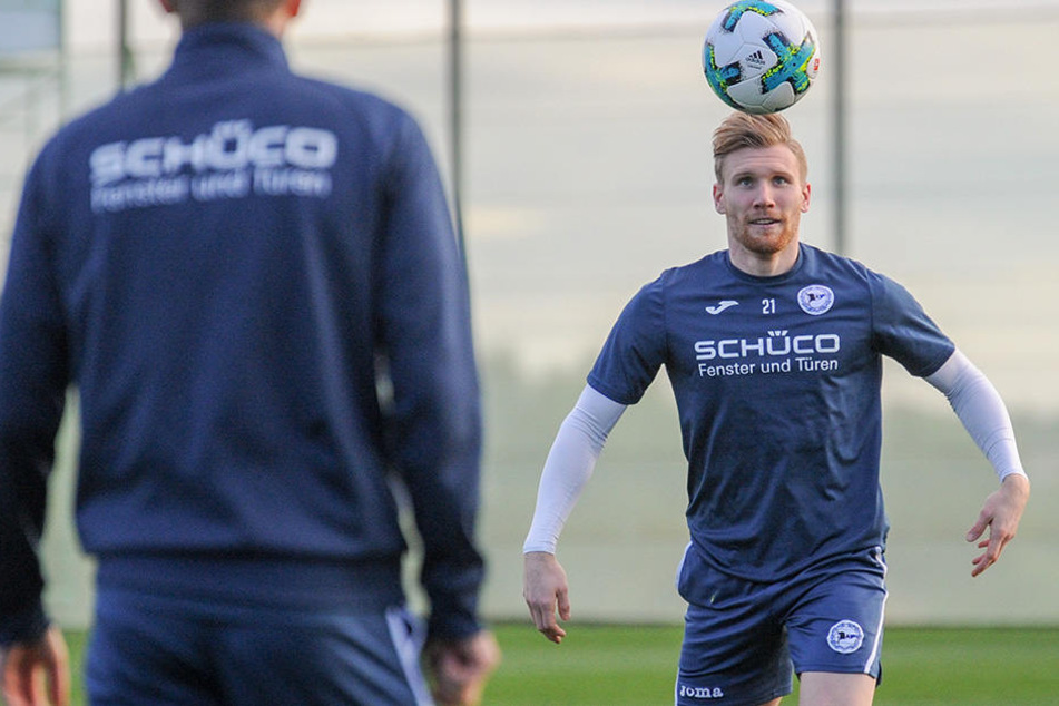 Im Trainingslager ist Andreas Voglsammer voll dabei.