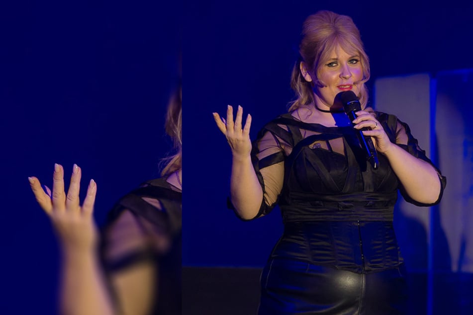 Bei Maite Kellys Ballade „Die Liebe ist größer als das Leben“, einer Liebeserklärung an ihren Papa, gab’s Gänsehaut im Publikum.