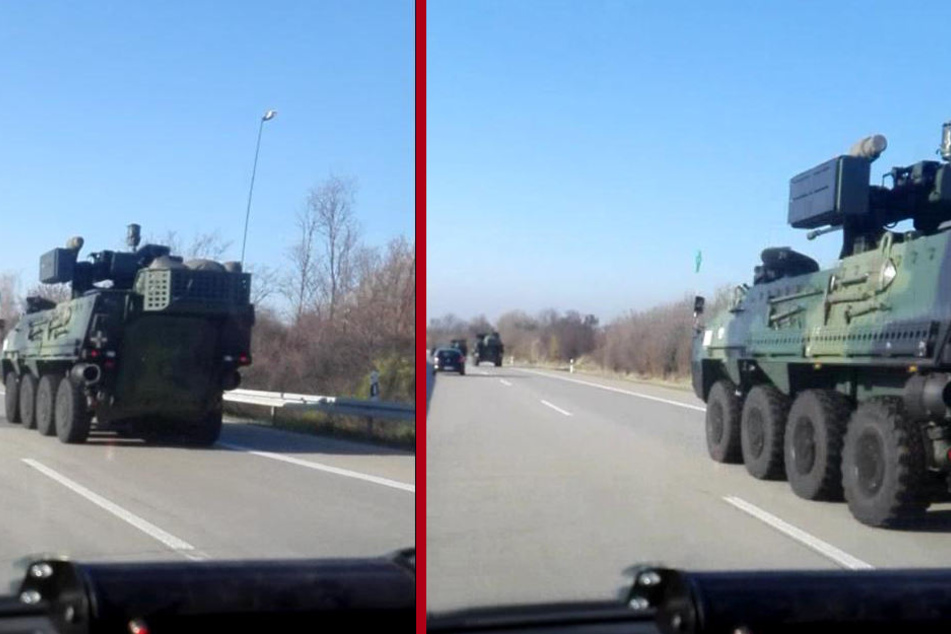 TAG24-Leser waren beim Anblick der ausländischen Streitkräfte auf der A14 in Sachsen besorgt. Wohin wollen die Kolosse?