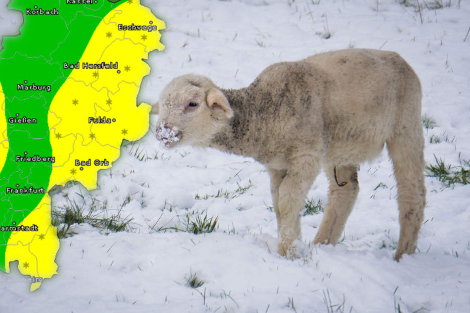 In den Höhenlagen wird am Wochenende der erste Schnee erwartet. (Symbolbild/Fotomontage)