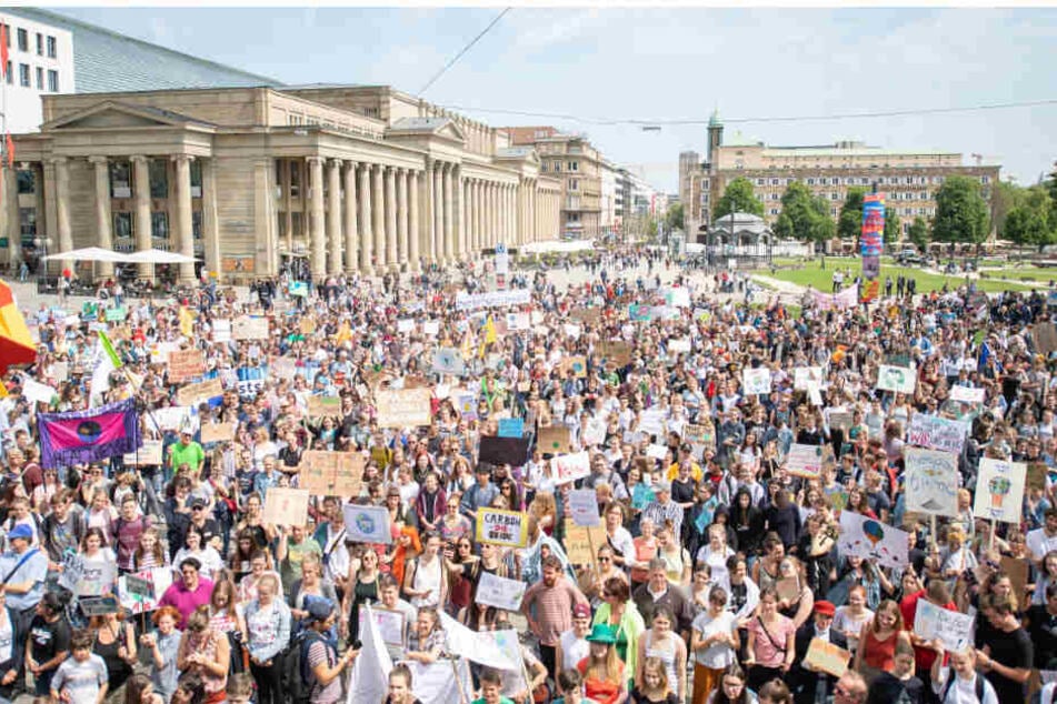 In Stuttgart demonstrierente im Sommer die Fridays for Future-Bewegung.