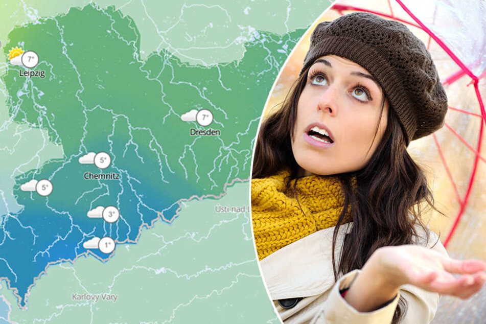 In weiten Teilen Sachsens bleibt es mild und trüb.