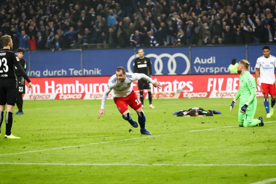 Hamburgs Lasogga gelang der goldene Treffer in der 86. Minute.