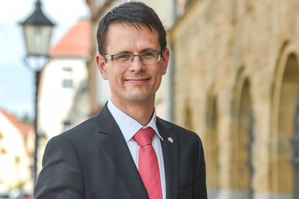 Werdaus Oberbürgermeister Stefan Czarnecki (36, CDU): Seine Stadt bietet für
den Ferienpark-Investor ideale Voraussetzungen.