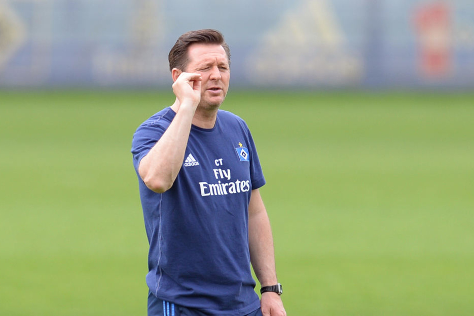 Trainer Christian Titz fährt mit dem HSV ins erste Trainingslager (Archivbild).