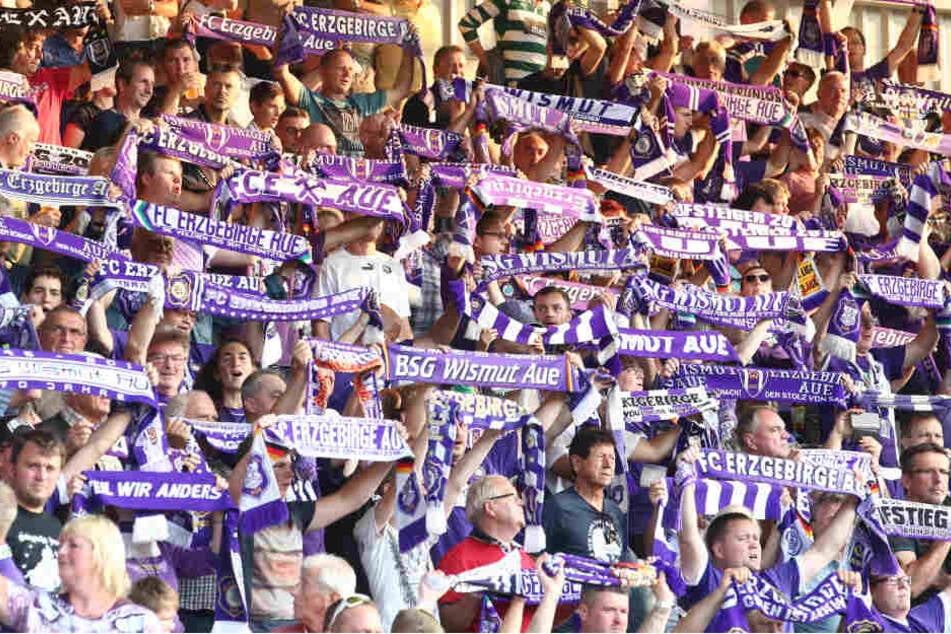 Die Fans aus Aue werden zahlreich nach Dresden fahren.