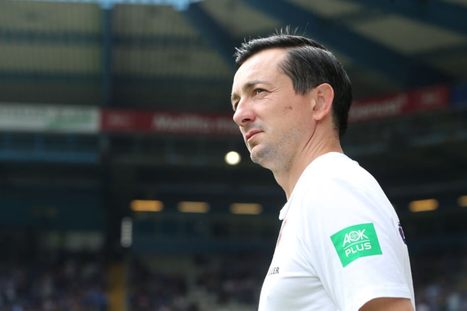Aues Cheftrainer Daniel Meyer wurde beurlaubt.