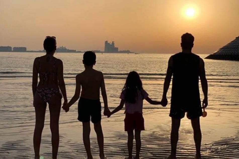 Zu Ostern postete das TV-Paar ein Foto der gesamten Familie.