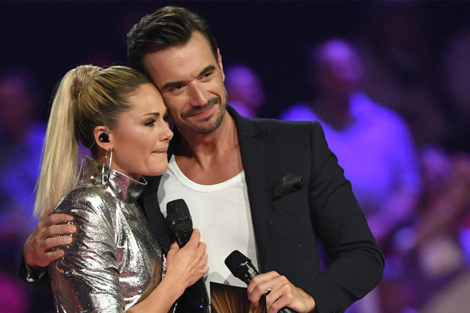 Helene Fischer und Florian Silbereisen liegen sich trotz Trennung in den Armen.