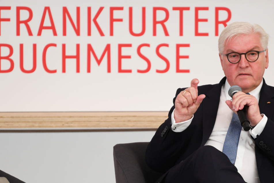 Der Bundespräsident sprach bei seinem Besuch auf der Frankfurter Buchmesse bei der feierlichen Eröffnung des neuen Frankfurt-Pavilions.