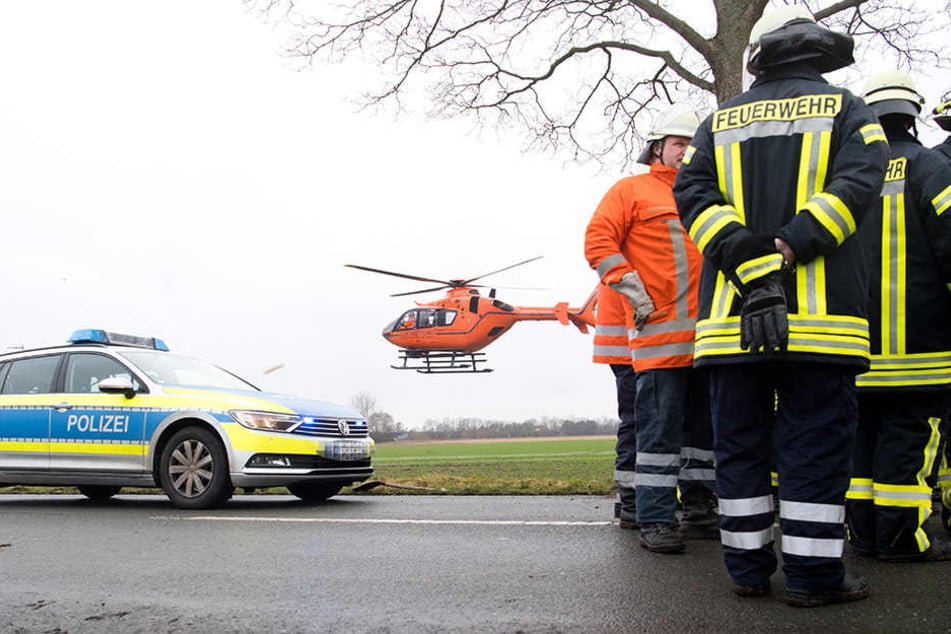 Mit dem Hubschrauber wurde die Schwerverletzte nach Kempten ins Klinikum gebracht. (Symbolbild)